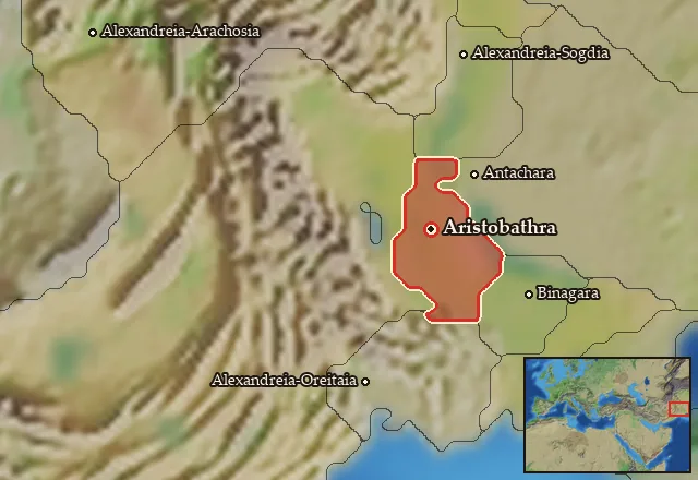 Map of Mousikania and its neighbours