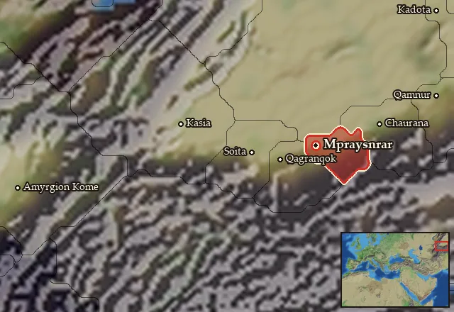 Map of Mpraysnrarqak and its neighbours
