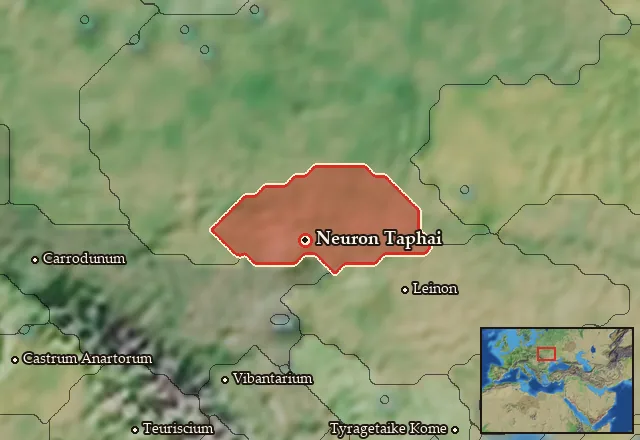 Map of Neuria and its neighbours