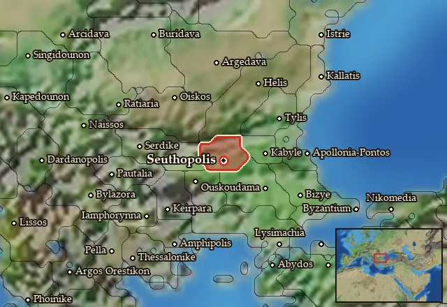 Map of Odrysia and its neighbours