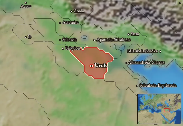 Map of Orchoe and its neighbours