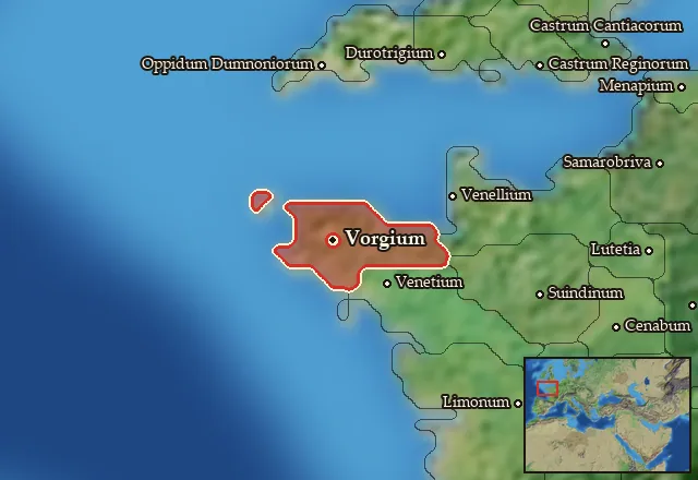 Map of Osismia and its neighbours