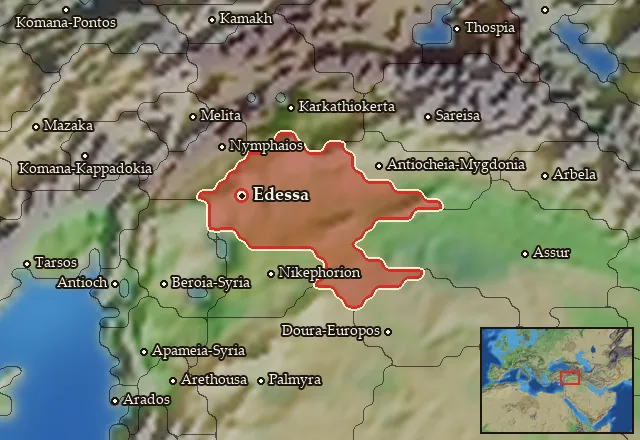 Map of Osrhoene and its neighbours