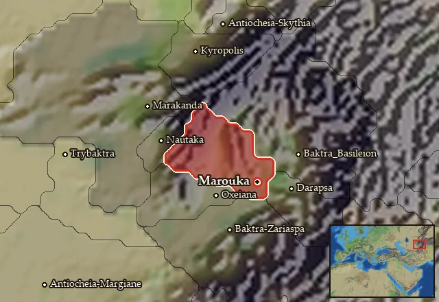 Map of Oxos and its neighbours