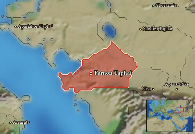 Map of Parnia and its neighbours
