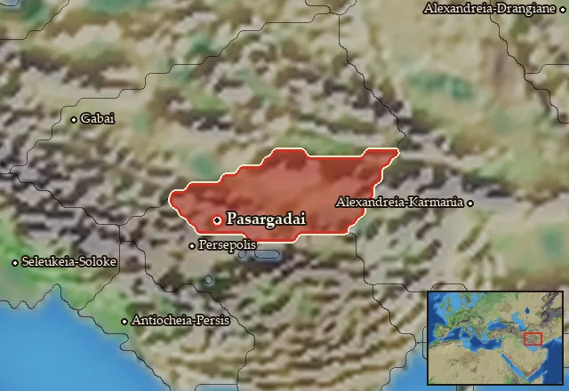 Map of Pasargadaia and its neighbours