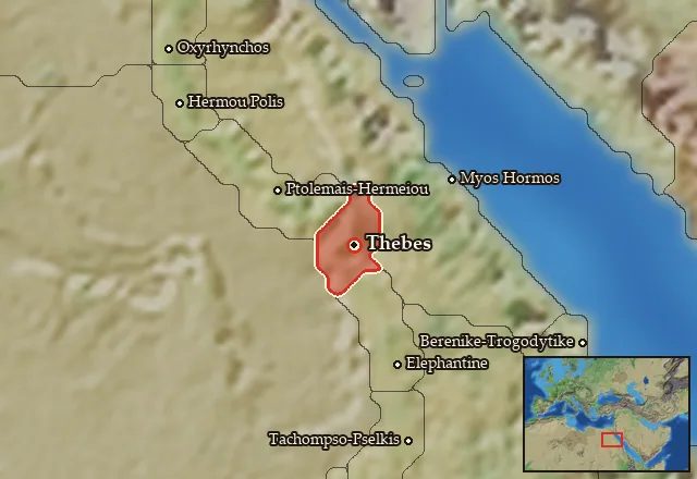 Map of Pathyrites Nomos and its neighbours