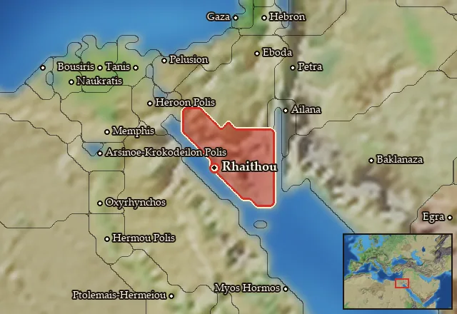 Map of Pharanitaia and its neighbours