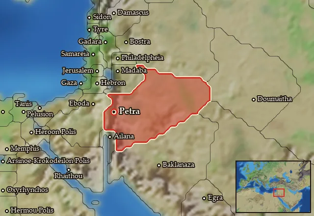 Map of Raqemo and its neighbours