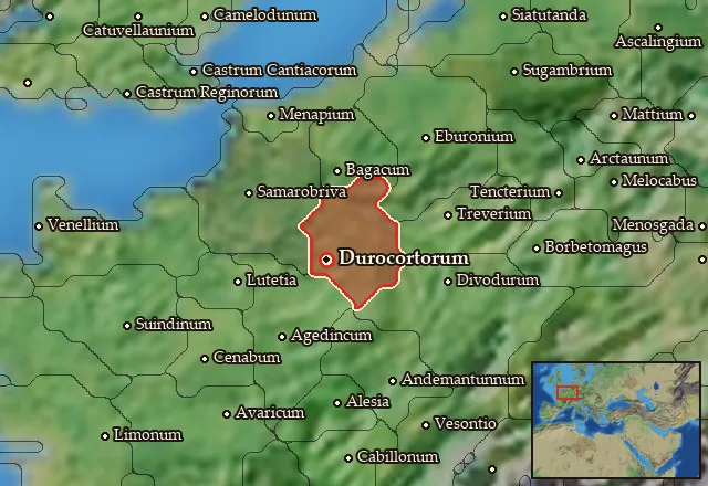 Map of Remia and its neighbours