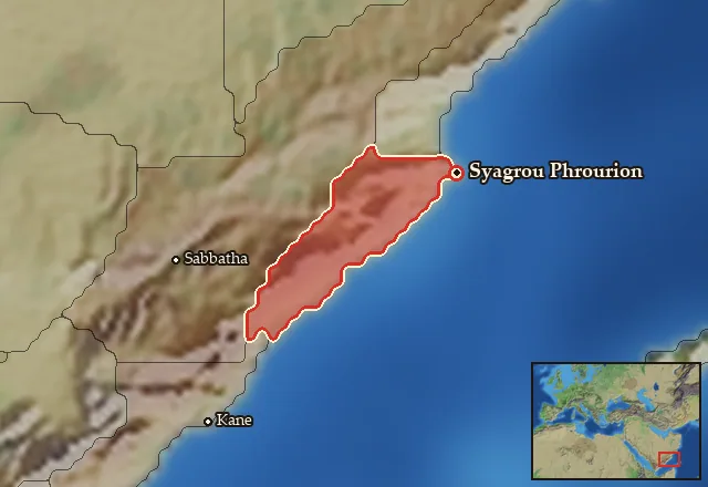 Map of Sachalites Kolpos and its neighbours