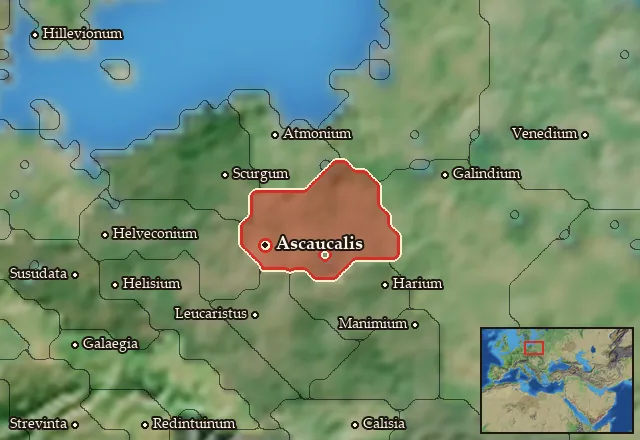 Map of Sciria and its neighbours