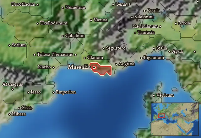 Map of Segobrigia and its neighbours