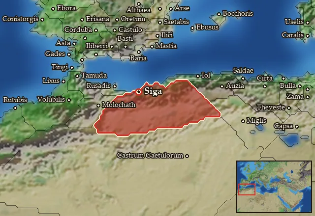 Map of Shigan and its neighbours