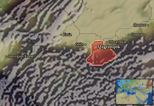 Map of Snergaks and its neighbours