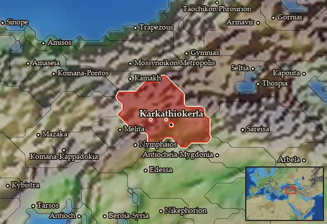 Map of Sophene and its neighbours
