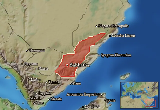 Map of Ssabwat and its neighbours