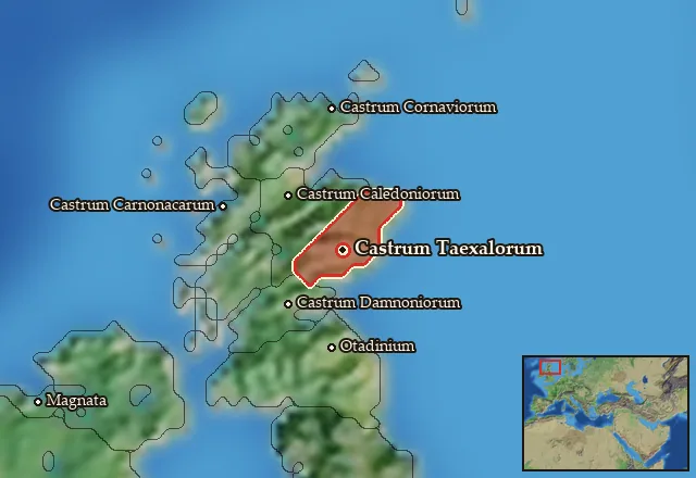 Map of Taexalia and its neighbours
