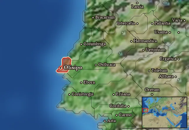 Map of Tagia and its neighbours