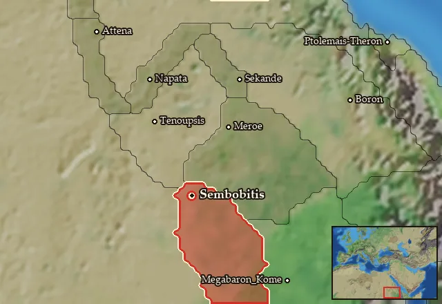 Map of Tenessis and its neighbours