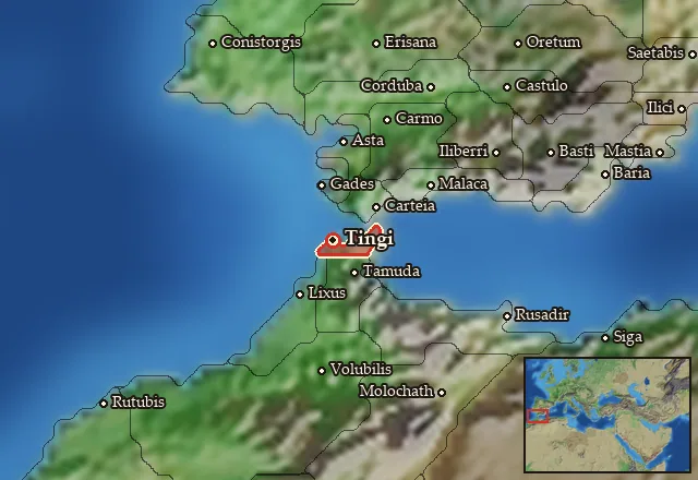 Map of Ting and its neighbours