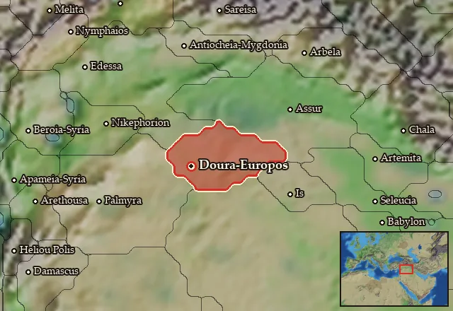 Map of Tingene and its neighbours