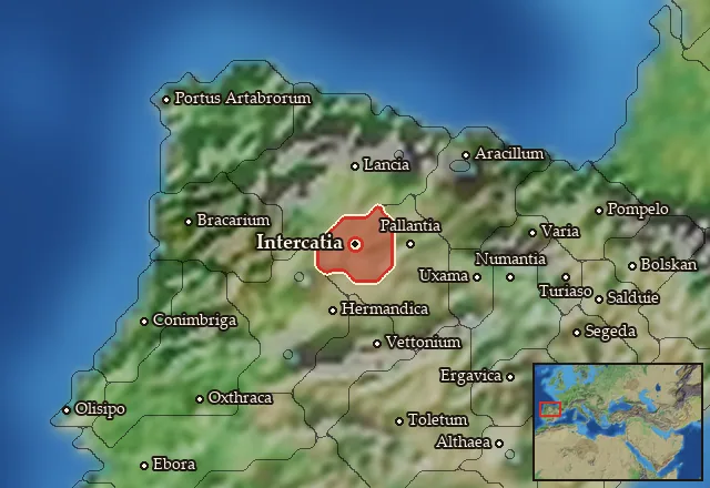 Map of Vaccaea Occidentalis and its neighbours