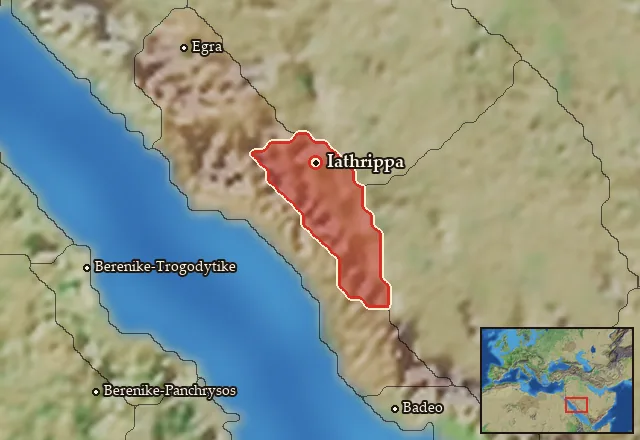 Map of Yathrib and its neighbours
