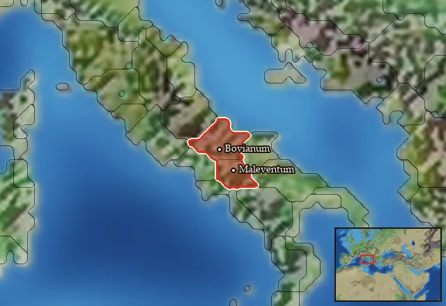 Regions carrying Samnite