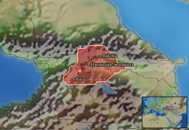 Regions carrying Caucasian iberian