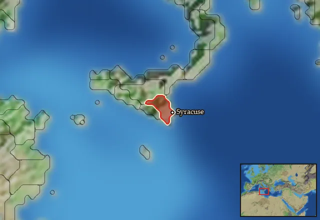 Regions carrying Syracusan