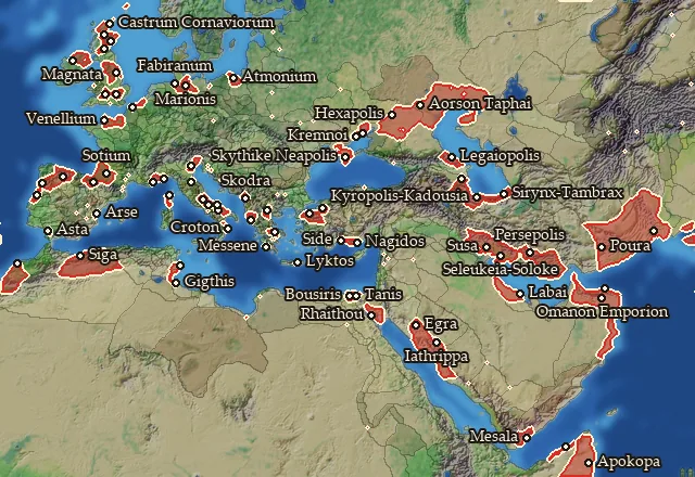 Regions: Natural harbour up to Trade Port