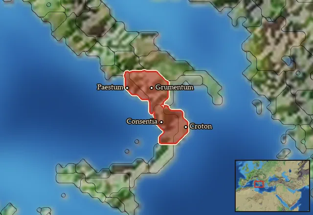 Regions carrying Oscan southern