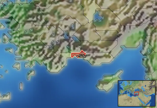 Regions carrying Pamphylian