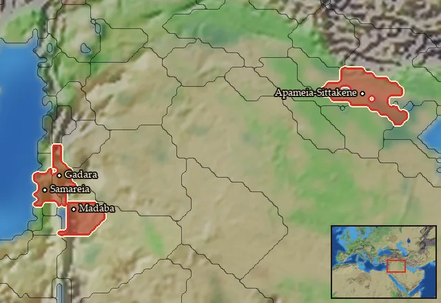 Regions carrying Parthica early