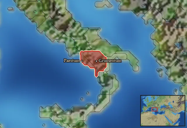 Regions carrying Lucanian
