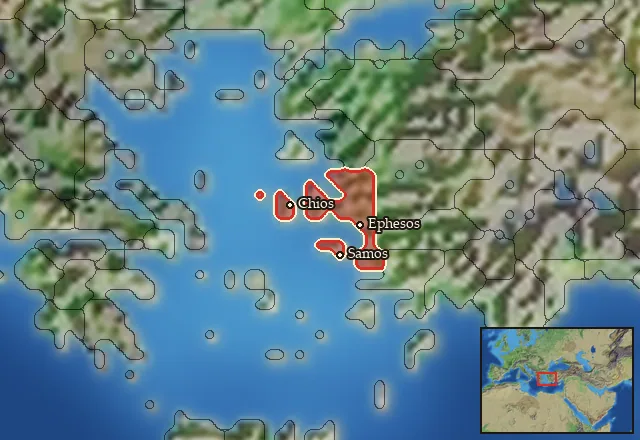 Regions carrying Ionian