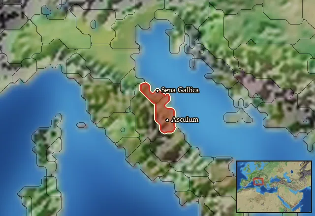 Regions carrying Picentine