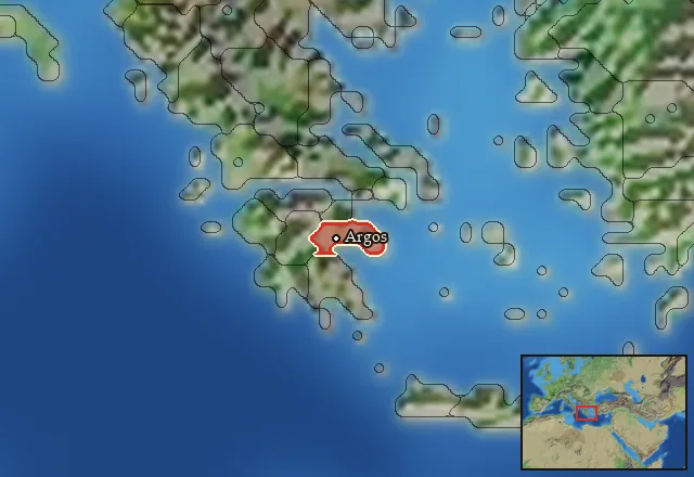 Regions carrying Argive