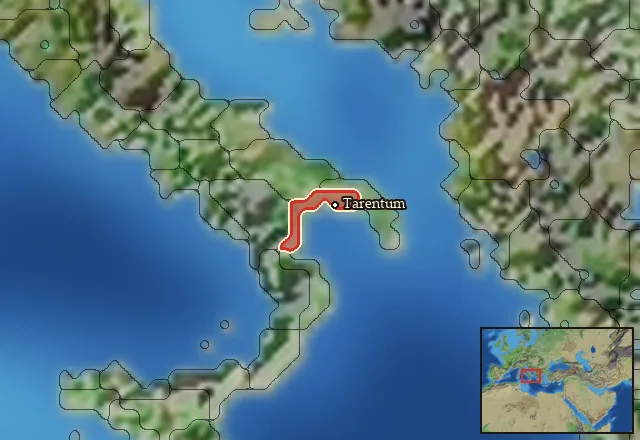 Regions carrying Tarentine