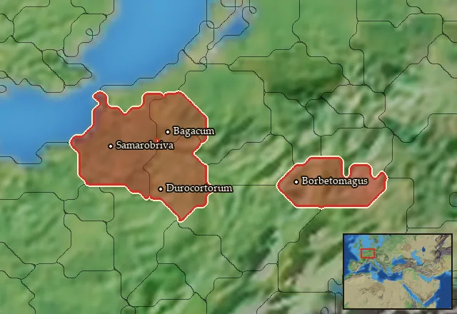 Regions carrying Belgic