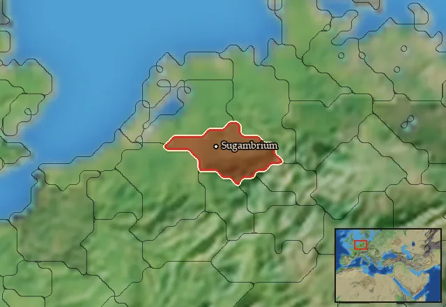 Regions carrying Sugambrian