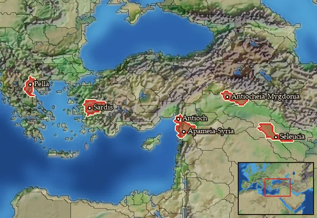 Regions carrying Seleucid