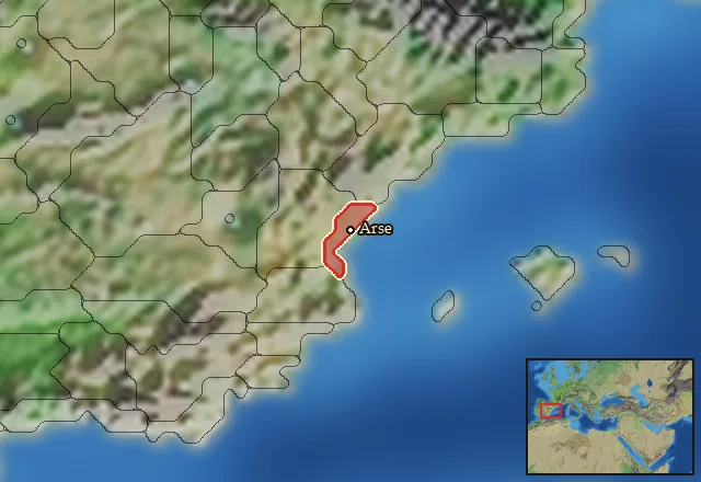 Regions carrying Hispana early
