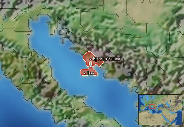 Regions carrying Issaian