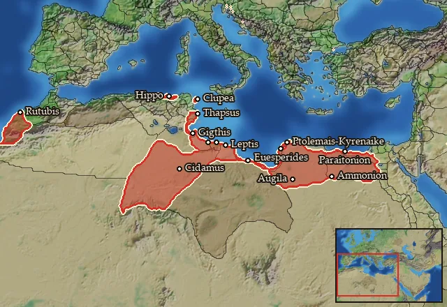 Regions carrying Libyan