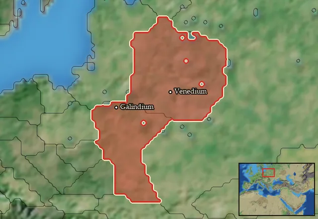 Regions carrying Venedic