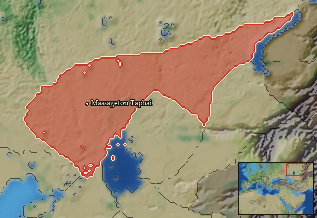 Regions carrying Massagetan