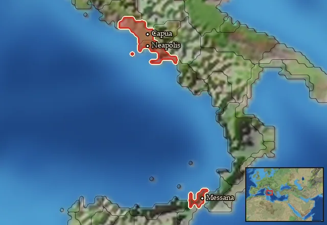Regions carrying Campanian