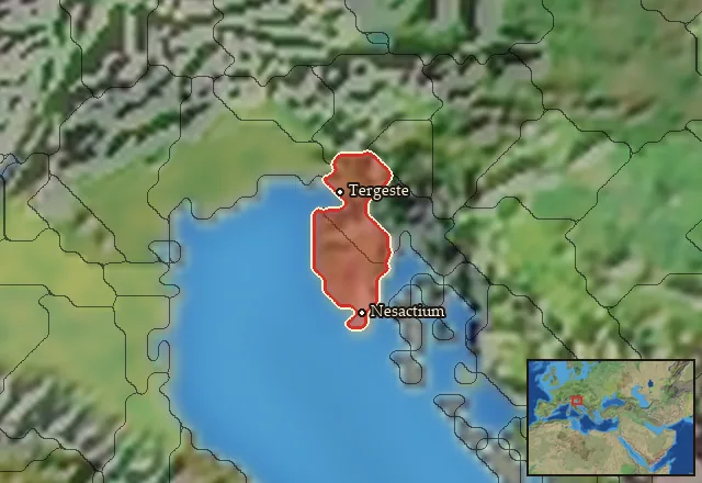 Regions carrying Histrian